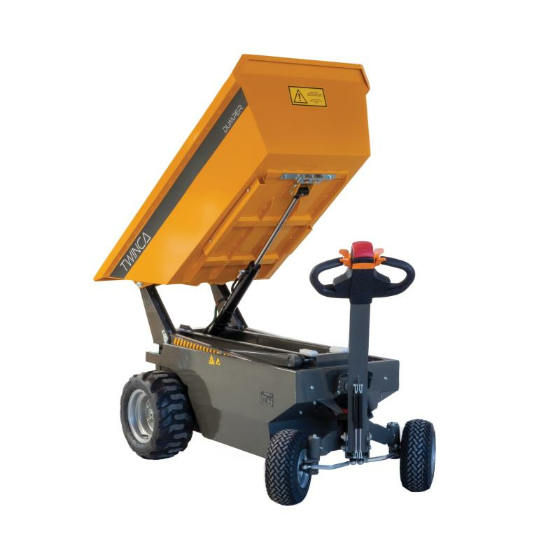 Minidumpperi < 0,5m³, akku