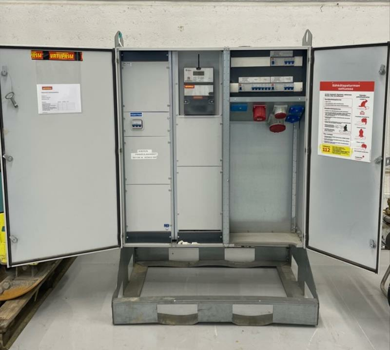 Alakeskus 125a virtamittareilla, 400v