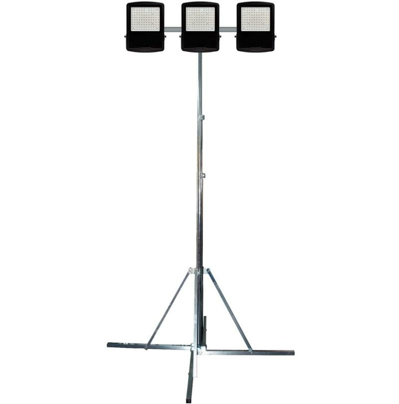Valomasto kevyt < 5m, led 3 x 200w 54000lm