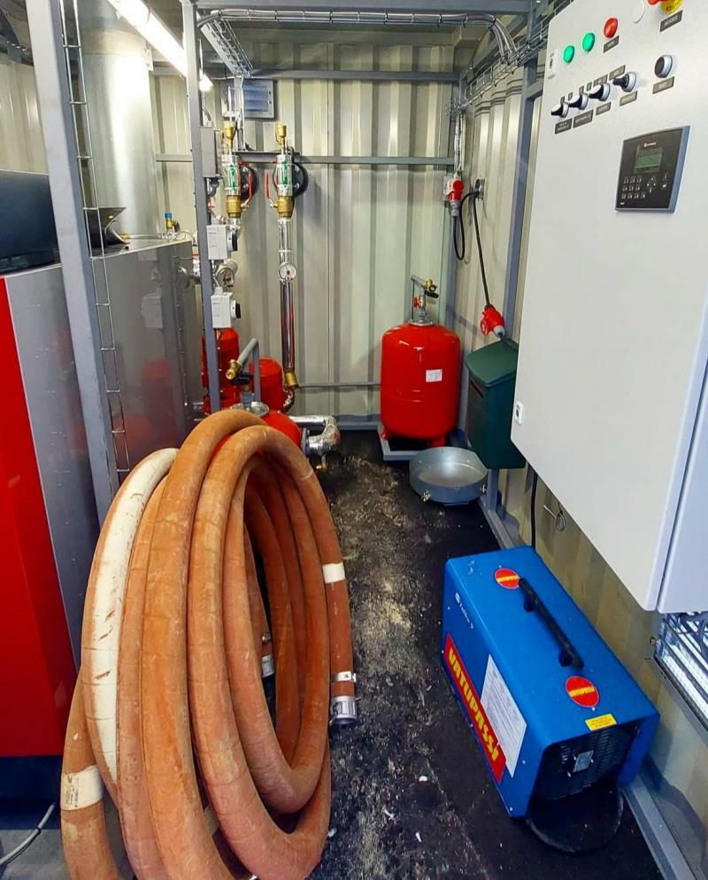 Siirrettävä lämpökeskus 230kw
